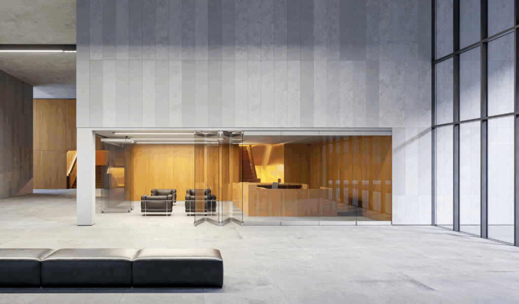 Glastrennwände, Wohnraum