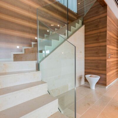 RaumGlas, Systemglas, BALARDO, Glasgeländer, Treppe