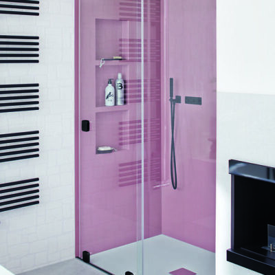 RaumGlas, Systemglas, Dusche, Schiebetür